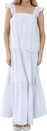 Wishlist Mya Dress In Ivory/sky