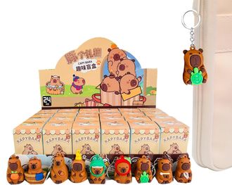 Generic Caapybara Keychaiin Pendant - Super Cute Capybara Keychaain | Funny Doll Capybara Pendant | Super Cute Creative Capybaara Keychain, Realistic Caapybar