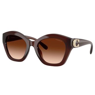 Coach HC 8421U 584174 54mm Womens Irregular Sunglasses