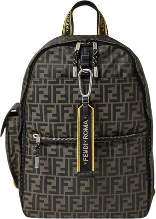 Fendi Climb Rugzak - Heren - Rugzakken - Bruin - ONE Size - Leer - Tassen