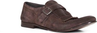 Churchs Mens Loafers Shangai Buckle Brown Calf Leather