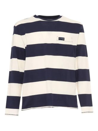 Fay striped pocket T-shirt - Blue