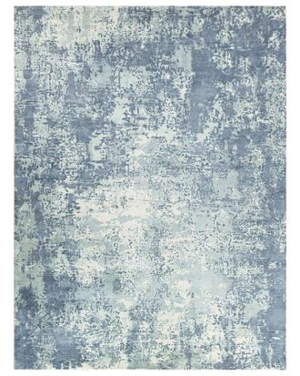 Exquisite Rugs Laguna Hand-Loomed New Zealand Wool And Bamboo Silk Rug