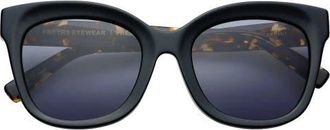 Freyrs Eyewear Naples Cat Eye Sunglasses in Black /Tortoise at Nordstrom