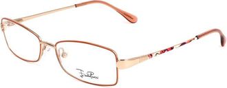 Emilio Pucci Gold Metal Glasses Womens (Frames)