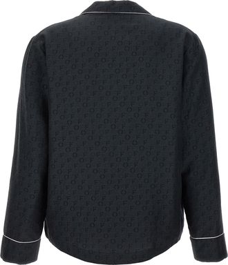 Off-white Womens Black Silk Blouse