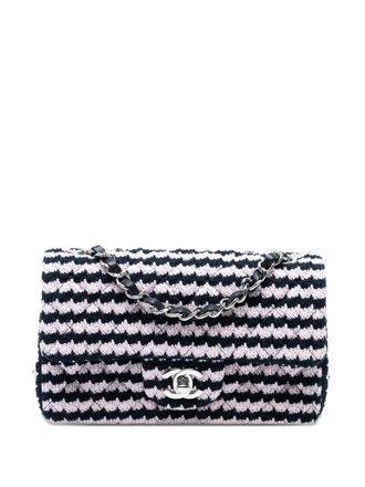 Chanel 2021 Mini Rectangular Classic Tweed Single Flap crossbody bag - women - Fabric - One Size - Pink