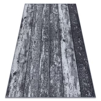 RugsX Rugsx - Moqueta Antideslizante Wood Madera Tablero Gris Grey 200x250 Cm