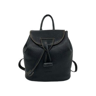 Loewe Black Leather Backpack (Pre-Owned)