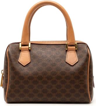 Celine 2014 Macadam Coated Canvas boston bag - Bruin