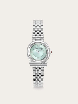 Ferragamo Donna Orologio Gancini Twisted Verde