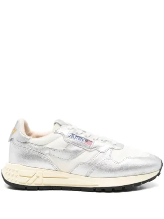 Autry Silver Reelwind Low-top Sneakers
