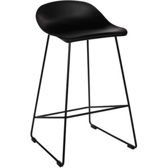 OEM Silla De Bar Negra Molly Alta 75 Cm