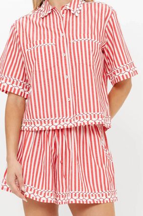 Oliphant Riley Shorts In Sconset Red