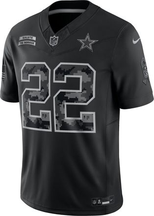 Nike Emmitt Smith Dallas Cowboys Salute to Service Retired Nike Mens Dri-FIT NFL Limited Jersey in Black | SSLM00AW1G-X3P