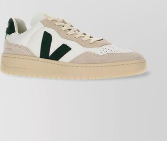 Veja leather v-90 sneakers contrast panels