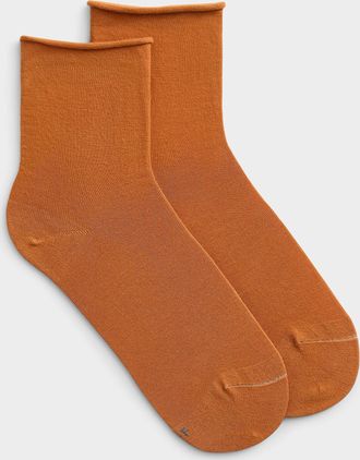 Bleufor&ecirc;t Womens Velvety knit ankle socks