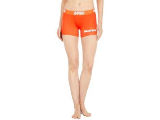 PSD Printed Boyshorts Womens Underwear Orange/Hooters Uniform Bs : LG, Spandex/Polyester/Microfiber