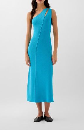 Scalpers Asy Lurex Knit Dress in Turquoise at Nordstrom, Size Medium Eu