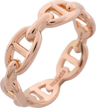 Herm&egrave;s Pink Gold (18K) Band Ring (Pre-Owned)