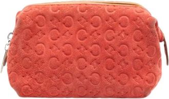 Celine Pre-owned Wallets, female, Orange, Size: ONE SIZE Pre-owned Suede Wallet