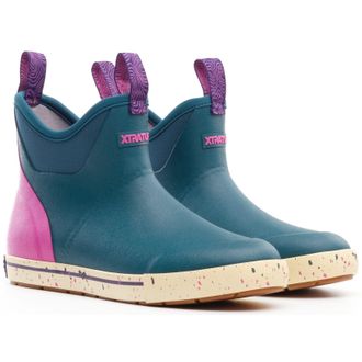 Xtratuf Xtratuf Enkel Deck Camp Laars Rubber Dames Teal Wellington Boots