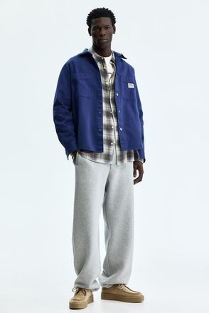 H&M Relaxed-fit sweatpants in Gray Melange at Nordstrom, Size Large