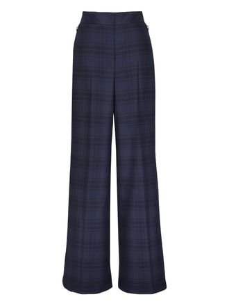 Akris check trousers - Blue