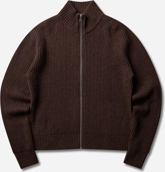 Berner K&uuml;hl Men s Shrunk Full Zip Sweater Drained Bistre