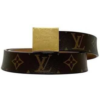 Louis Vuitton Pre-owned Vintage Monogram Belt - unisex - Louis Vuitton Vintage - Vintage Belts - Brown - ONE SIZE - Pre-owned