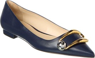 Alexandre Birman Harper Leather Flat