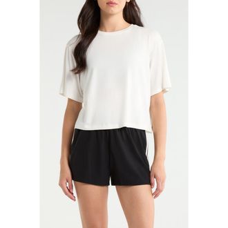 SPLITS59 Djuna Oversized Jersey Tee in White at Nordstrom, Size X-Small
