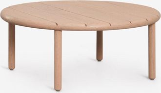 Sklum Mesa De Centro Redonda En Madera De Acacia Olivia Sklum