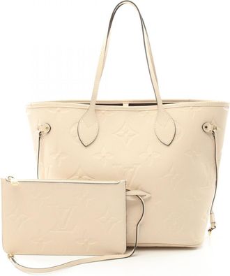Louis Vuitton Ivory Monogram Empreinte Pouch Tote Bag (Pre-Owned)