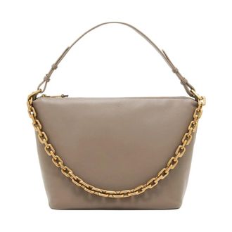 Emporio Armani Dames, Tassen, Grijs, Maat: ONE Size Leer