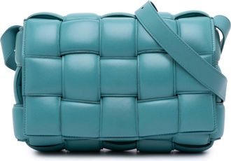 Bottega Veneta Pre-owned Womens Padded Cassette Shoulder Bag - Marine Leather - One Size