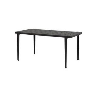 Tiptoe Rectangular table Midi - Black - Powder coated steel