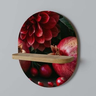 OEM Estante Ovalado Dalias Y Granadas