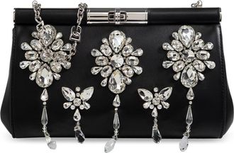 Dolce & Gabbana Marlene Clutch - Dames - Clutches - Zwart - ONE Size - Leer - Tassen
