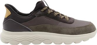 Geox Kraai Sneaker voor Mannen en Vrouwen - Heren - Sneakers - Groen - 42 EU - Schoenen