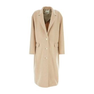 Isabel Marant Efezia Coat - female - Isabel Marant - Single-Breasted Coats - Beige - XS - Coats