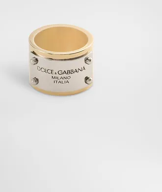 Dolce & Gabbana Ring With Branded Tag - Woman Bijoux Multi-colored Metal S