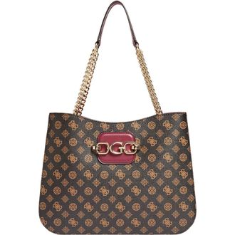 Guess Shopping Bags, female, Brown, ONE SIZE, Chain Tote Bag