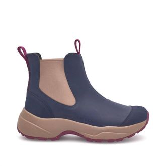 Woden Womens Siri Waterproof Boots In Navy Multi