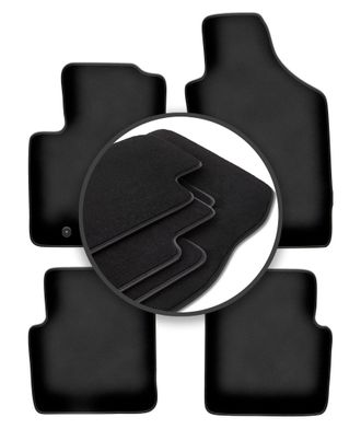 OEM Alfombrillas Premium Para Fiat 500 Cabrio, Hatchback (2007-2013)