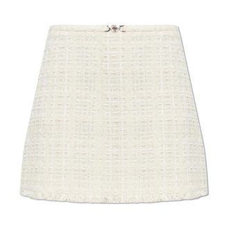 Versace Minigonna in Tweed di Cotone - - Skirts - Donna - Beige - M