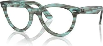 Ray-Ban 54mm Round optical glasses in Green at Nordstrom