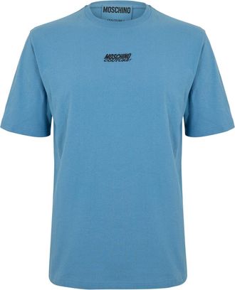 Moschino Mens T-Shirt in Blue - Size X-Small