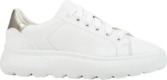 Geox Low-Cut Sneakers - Dames - Sneakers - Wit - 37 EU - Leer - Schoenen