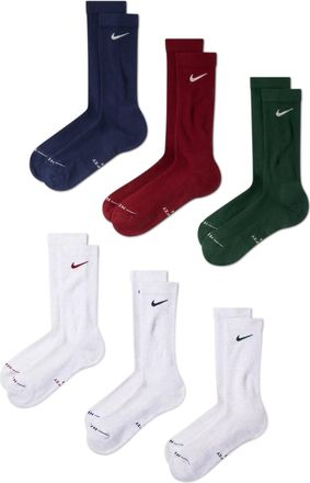 Nike Unisex Everyday Elevated Crew Socks (6 Pairs) in Multicolor | HQ8021-907